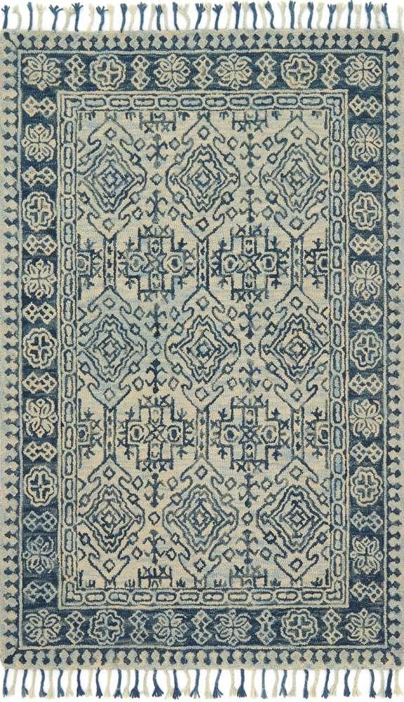 Loloi - Zharah Mist / Blue 18in x 18in Sample Rug - ZHARZR-09MIBB160S veiw 1