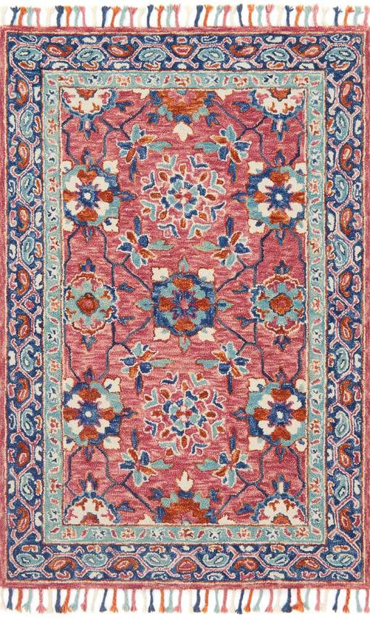 Loloi - Zharah Rose / Denim 2-6in x 7-6in Runner Rug - ZHARZR-03RODE2676 veiw 1