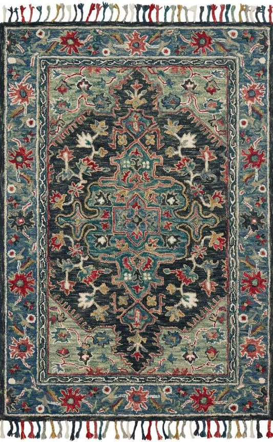 Loloi - Zharah Navy / Blue 3-6in x 5-6in Accent Rug - ZHARZR-05NVBB3656 veiw 1