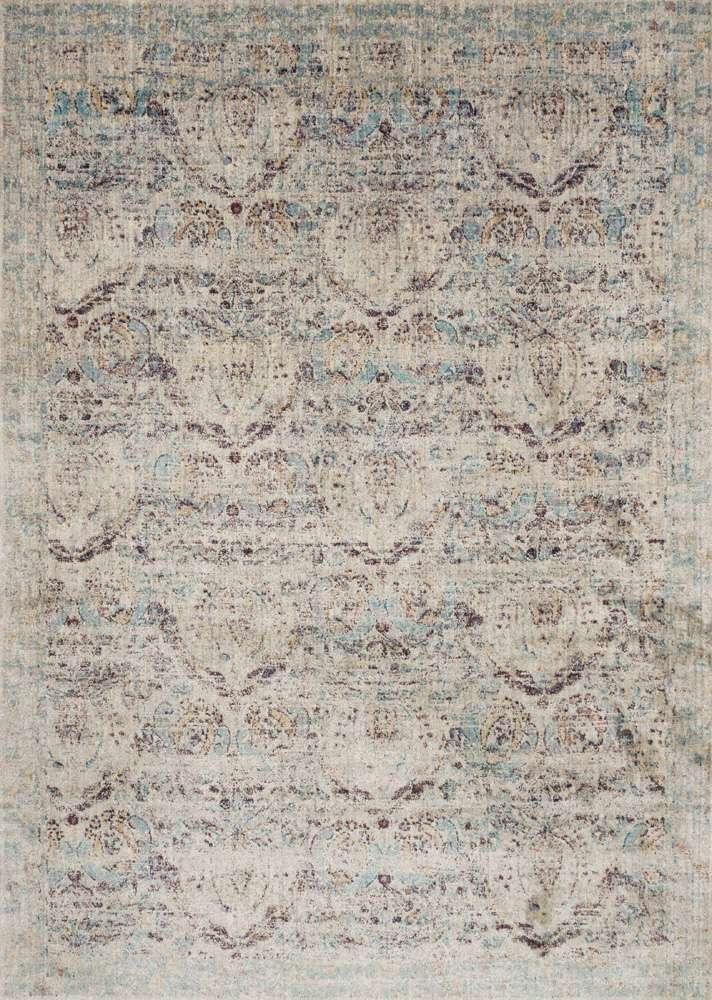 Loloi - Anastasia Silver / Plum 18in x 18in Sample Rug - ANASAF-05SIPL160S veiw 1