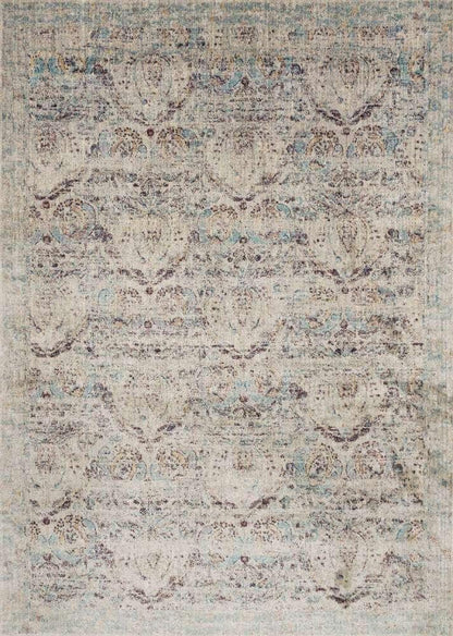 Loloi - Anastasia Silver / Plum 18in x 18in Sample Rug - ANASAF-05SIPL160S veiw 1