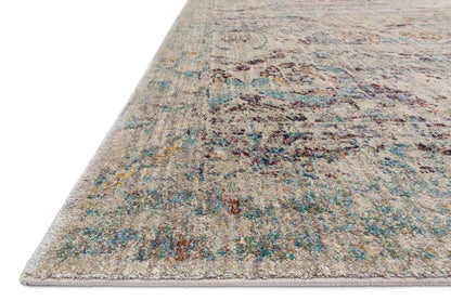 Loloi - Anastasia Silver / Plum 18in x 18in Sample Rug - ANASAF-05SIPL160S veiw 4