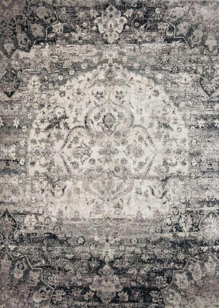 Loloi - Anastasia Ink / Ivory 9-6in x 13 Area Rug - ANASAF-06IKIV96D0 veiw 1