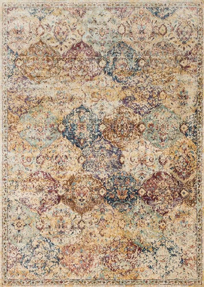 Loloi - Anastasia Ivory / Multi 9-6in x 13 Area Rug - ANASAF-12IVML96D0 veiw 1