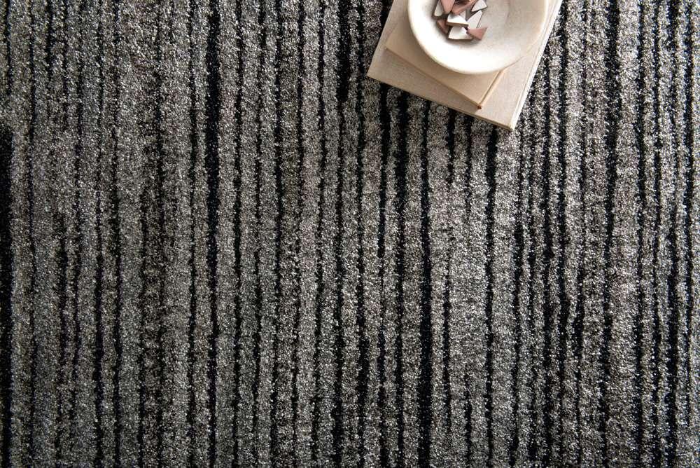 Loloi - Emory Grey / Black 3-10in x 5-7in Accent Rug - EMOREB-02GYBL3A57 veiw 2