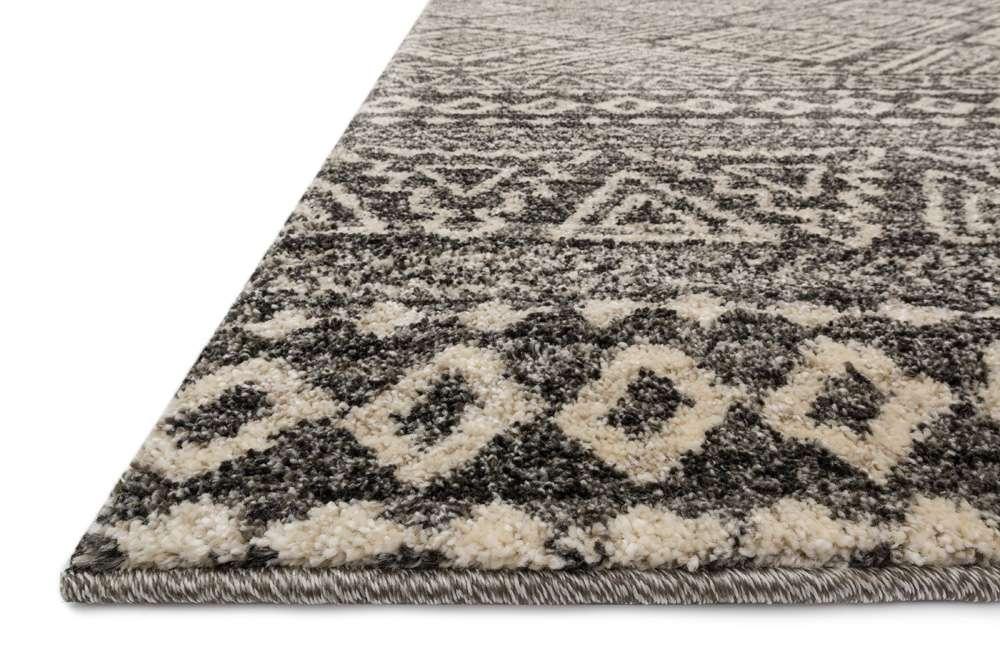 Loloi - Emory Graphite / Ivory 5-3in x 7-7in Area Rug - EMOREB-08GTIV5377 veiw 2