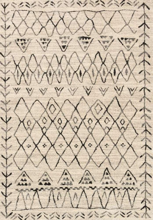 Loloi - Emory Heather Gray / Black 8-11in x 12-5in Area Rug - EMOREB-09HGBL8BC5 veiw 1