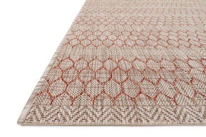 Loloi - Isle Beige / Rust 2-2in x 3-9in Accent Rug - ISLEIE-01BERU2239 veiw 2