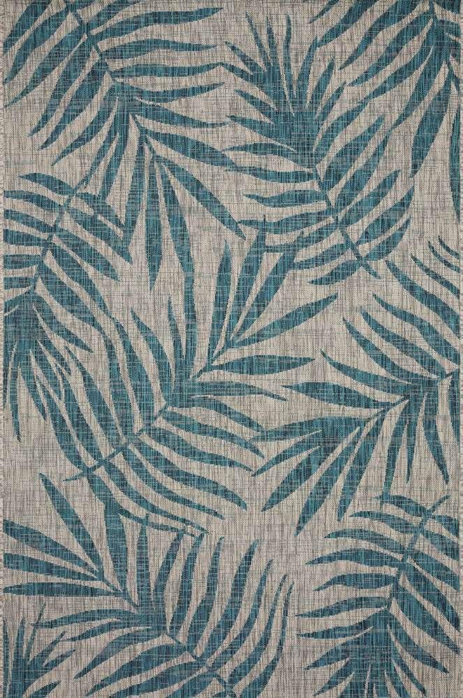 Loloi - Isle Grey / Aqua 2-2in x 3-9in Accent Rug - ISLEIE-10GYAQ2239 veiw 1