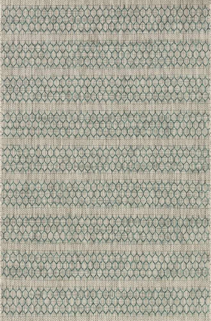 Loloi - Isle Grey / Teal 2-2in x 3-9in Accent Rug - ISLEIE-01GYTE2239 veiw 1