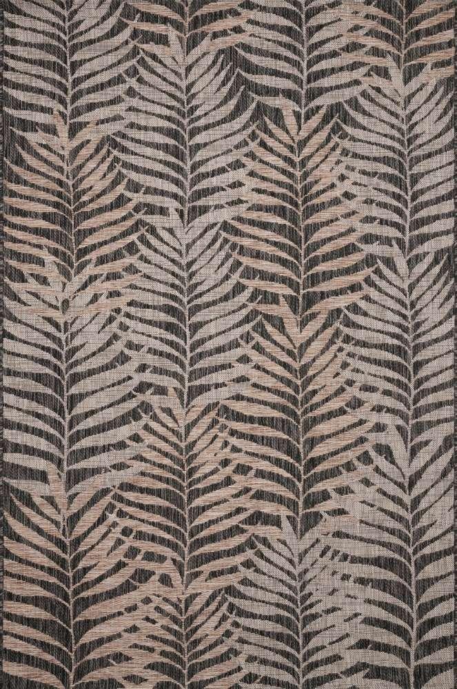 Loloi - Isle Natural / Black 2-2in x 3-9in Accent Rug - ISLEIE-08NABL2239 veiw 1