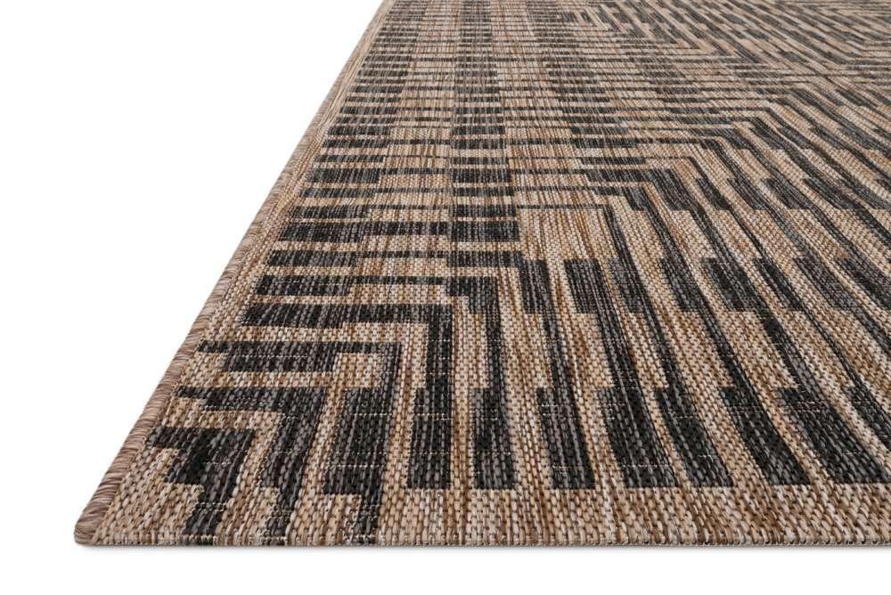 Loloi - Isle Brown / Black 3-11in x 5-10in Accent Rug - ISLEIE-09BRBL3B5A veiw 2