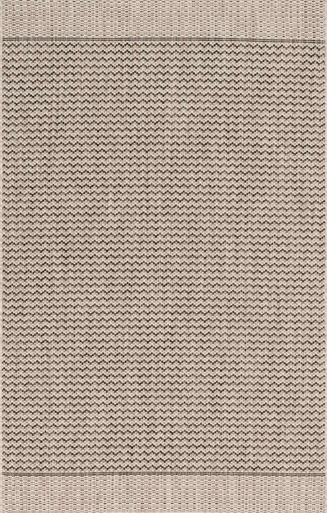Loloi - Isle Grey / Black 3-11in x 5-10in Accent Rug - ISLEIE-03GYBL3B5A veiw 1