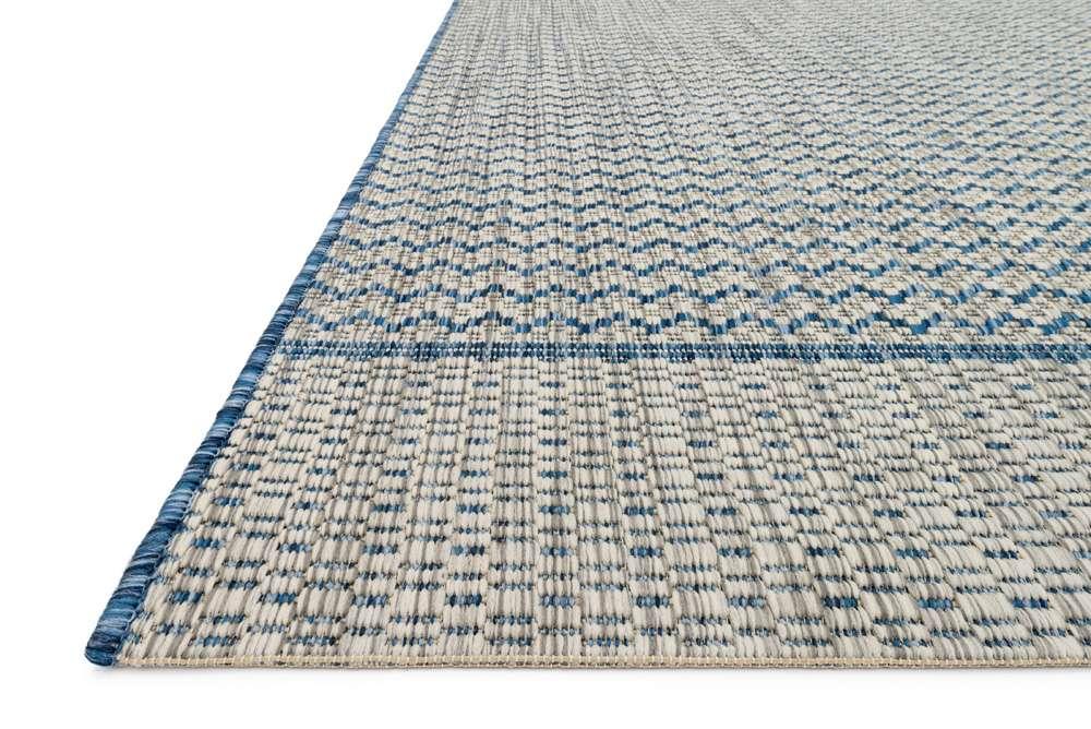 Loloi - Isle Grey / Blue 3-11in x 5-10in Accent Rug - ISLEIE-03GYBB3B5A veiw 2