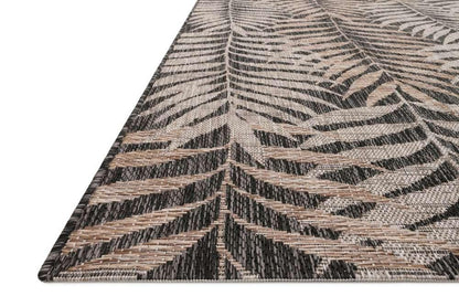 Loloi - Isle Natural / Black 3-11in x 5-10in Accent Rug - ISLEIE-08NABL3B5A veiw 2