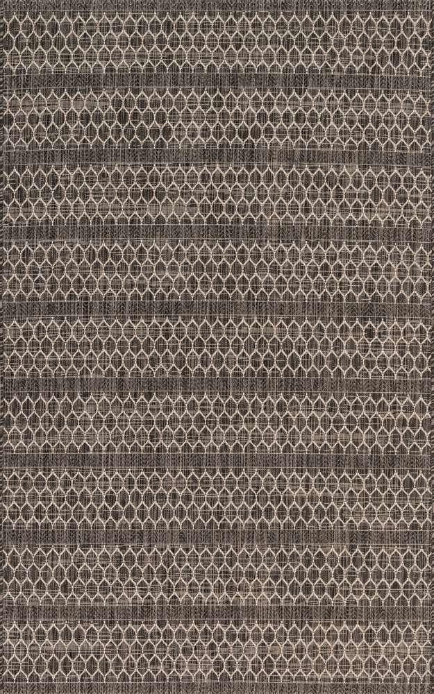 Loloi - Isle Black / Grey 5-3in x 7-7in Area Rug - ISLEIE-01BLGY5377 veiw 1