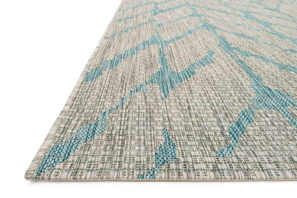 Loloi - Isle Mist / Aqua 5-3in x 7-7in Area Rug - ISLEIE-02MIAQ5377 veiw 2