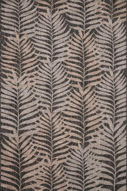 Loloi - Isle Natural / Black 7-10in x 10-9in Area Rug - ISLEIE-08NABL7AA9 veiw 1