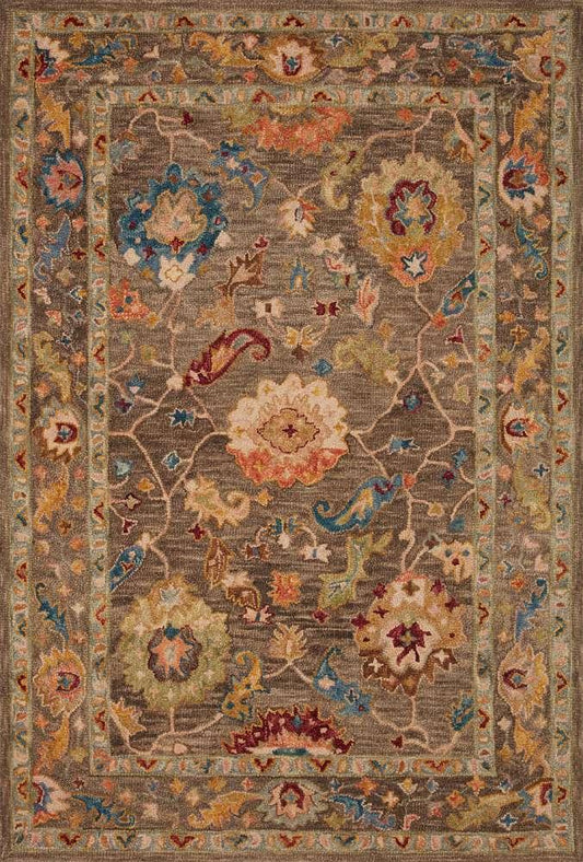 Loloi - Padma Charcoal / Multi 2-3in x 3-9in Accent Rug - PADMPMA-01CCML2339 veiw 1