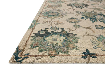 Loloi - Padma Ivory / Blue 2-3in x 3-9in Accent Rug - PADMPMA-03IVBB2339 veiw 2