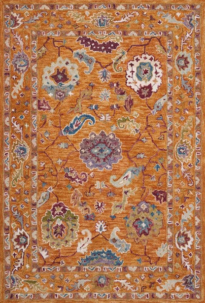 Loloi - Padma Orange / Multi 2-3in x 3-9in Accent Rug - PADMPMA-01ORML2339 veiw 1