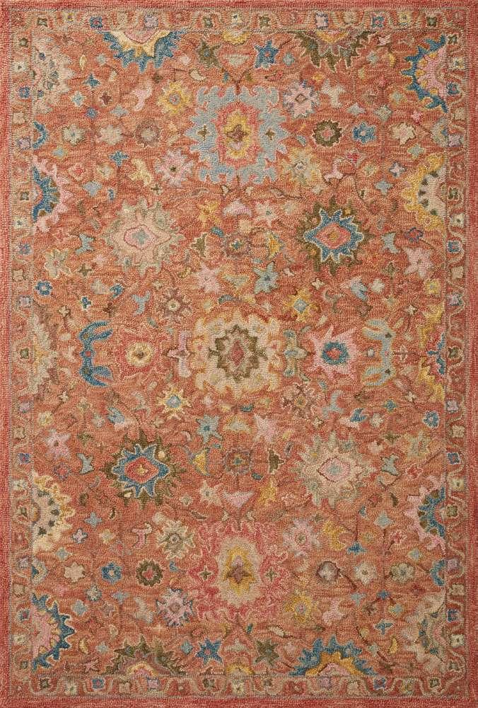 Loloi - Padma Terracotta / Multi 2-3in x 3-9in Accent Rug - PADMPMA-05TCML2339 veiw 1