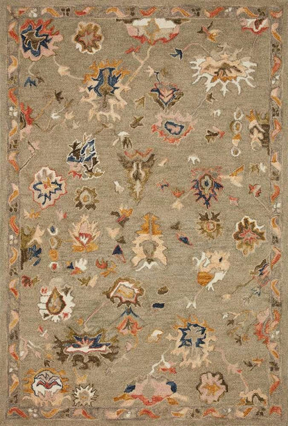 Loloi - Padma Grey / Multi 3-6in x 5-6in Accent Rug - PADMPMA-02GYML3656 veiw 1