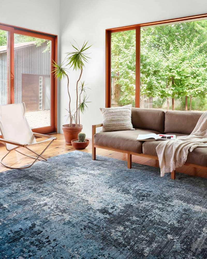 Loloi - Samra Charcoal / Sky 11-6in x 15-7in Area Rug - SAMRSAM-06CCSCB6F7 veiw 2