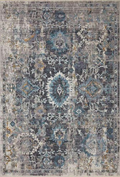 Loloi - Samra Grey / Multi 18in x 18in Sample Rug - SAMRSAM-02GYML160S veiw 1