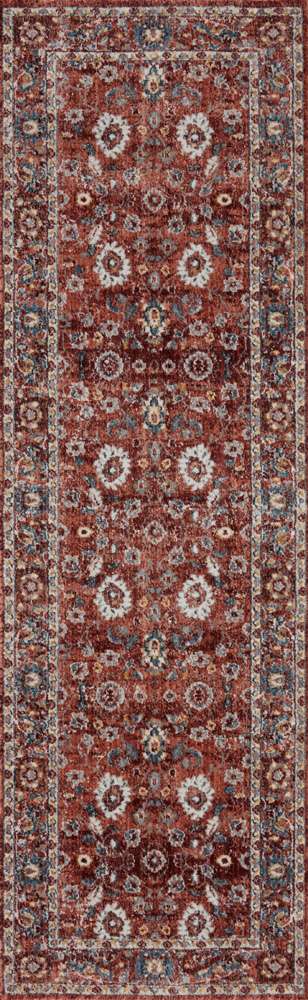 Loloi - Samra Brick / Multi 2-7in x 10-0in Runner Rug - SAMRSAM-07BKML27A0 veiw 1