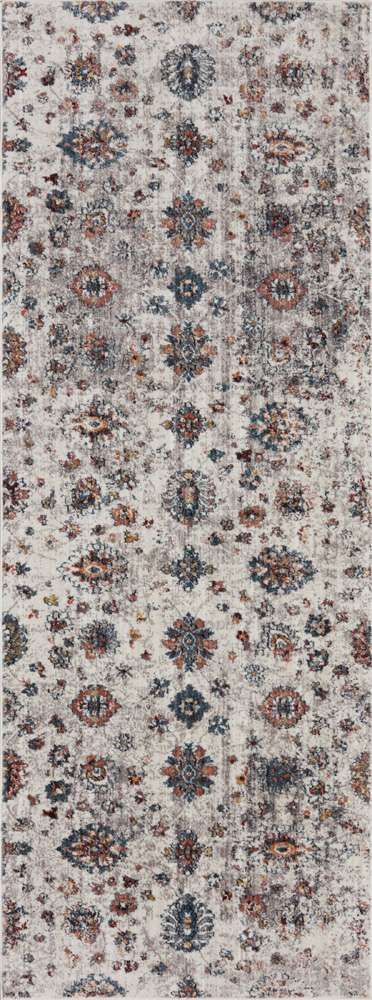 Loloi - Samra Ivory / Multi 2-7in x 10-0in Runner Rug - SAMRSAM-08IVML27A0 veiw 1