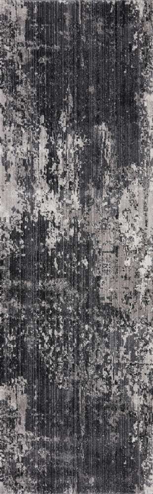 Loloi - Samra Charcoal / Silver 2-7in x 8-0in Runner Rug - SAMRSAM-06CCSI2780 veiw 1