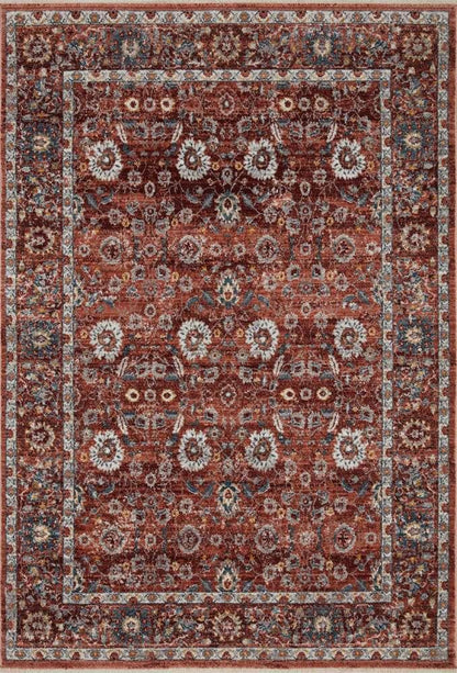 Loloi - Samra Brick / Multi 5-3in x 7-9in Area Rug - SAMRSAM-07BKML5379 veiw 1