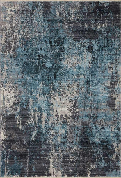 Loloi - Samra Charcoal / Sky 5-3in x 7-9in Area Rug - SAMRSAM-06CCSC5379 veiw 1