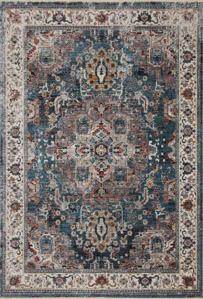 Loloi - Samra Slate / Multi 5-3in x 7-9in Area Rug - SAMRSAM-04SLML5379 veiw 1