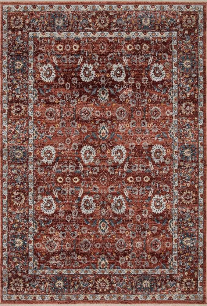Loloi - Samra Brick / Multi 7-10in x 10 Area Rug - SAMRSAM-07BKML7AA0 veiw 1