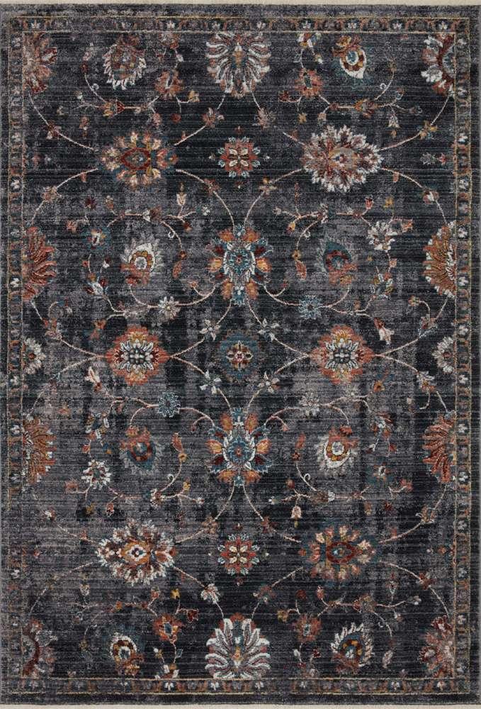 Loloi - Samra Charcoal / Multi 9-6in x 13-1in Area Rug - SAMRSAM-08CCML96D1 veiw 1