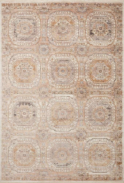 Loloi - Sonnet Apricot / Multi 11-6in x 15 Area Rug - SONNSNN-06APMLB6F0 veiw 1