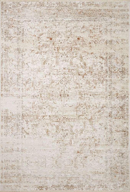 Loloi - Sonnet Beige / Terracotta 18in x 18inSample Rug - SONNSNN-03BETC160S veiw 1