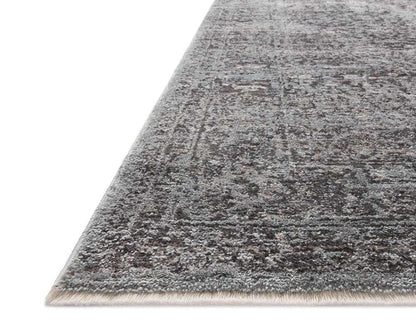 Loloi - Sonnet Charcoal / Mist 5 x 7-10in Area Rug - SONNSNN-07CCMI507A veiw 2