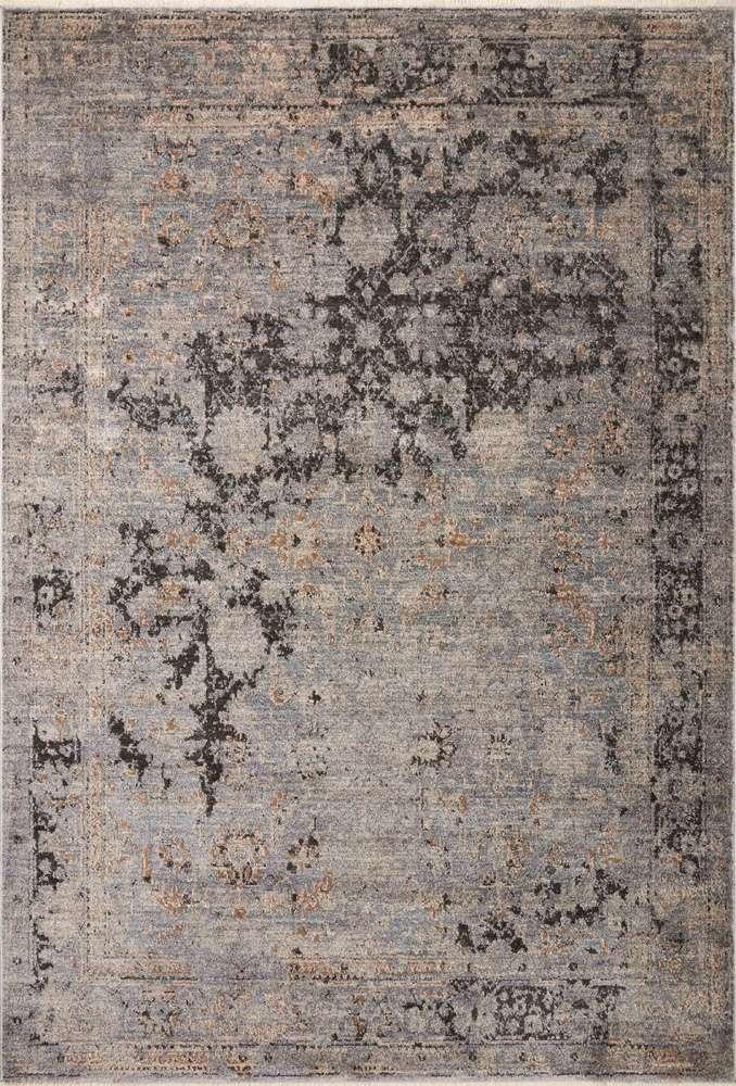 Loloi - Sonnet Charcoal / Slate 5 x 7-10in Area Rug - SONNSNN-05CCSL507A veiw 1
