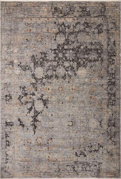 Loloi - Sonnet Charcoal / Slate 5 x 7-10in Area Rug - SONNSNN-05CCSL507A veiw 1