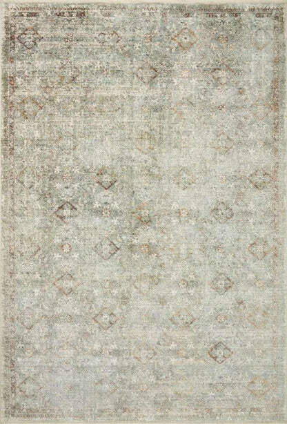 Loloi - Sonnet Lagoon / Gold 5 x 7-10in Area Rug - SONNSNN-02LJGO507A veiw 1