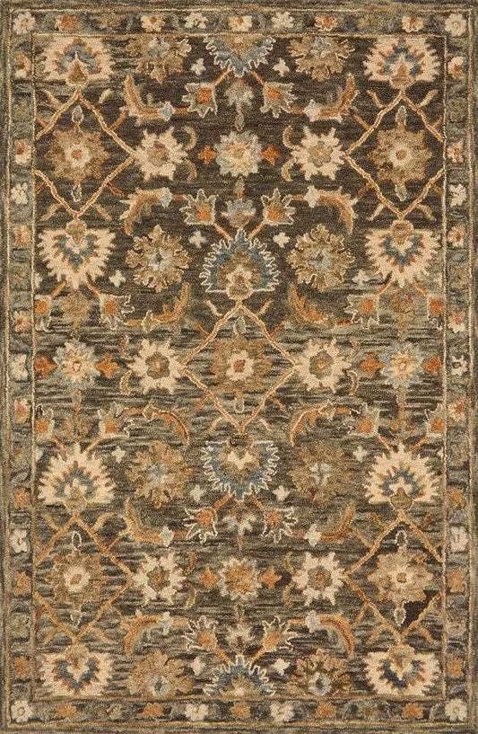 Loloi - Victoria Dk Taupe / Multi 18in x 18in Sample Rug - VITRVK-08DTML160S veiw 1