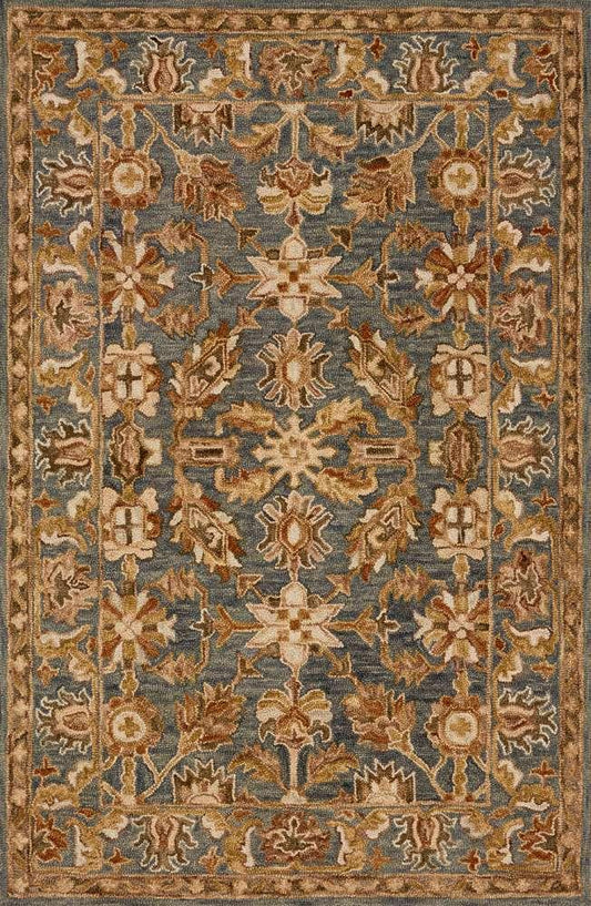 Loloi - Victoria Slate 18in x 18in Sample Rug - VITRVK-05SLSL160S veiw 1