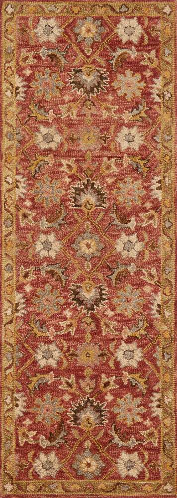 Loloi - Victoria Terracotta / Gold 2-6in x 7-6in Runner Rug - VITRVK-09TCGO2676 veiw 1