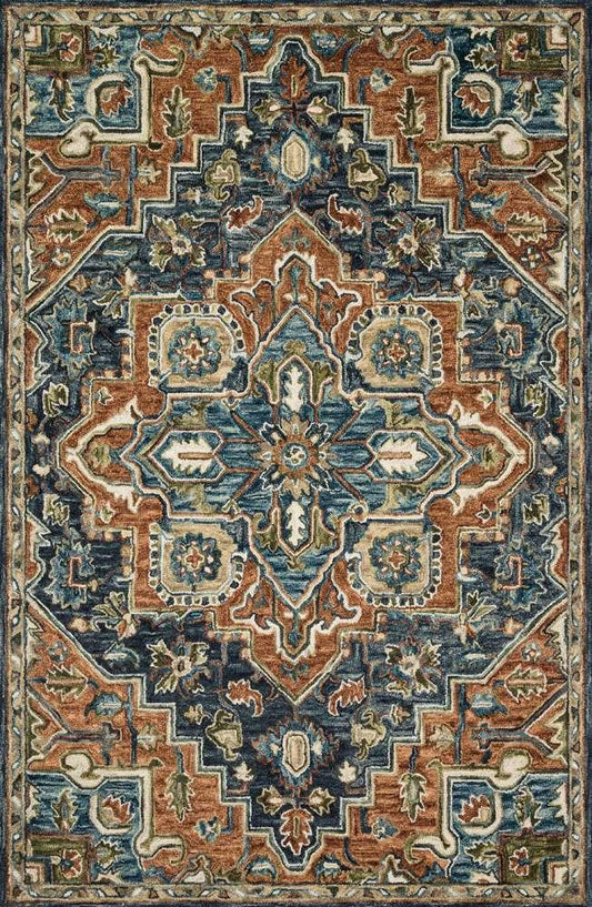 Loloi - Victoria Rust / Multi 7-9in x 9-9in Area Rug - VITRVK-16RUML7999 veiw 1