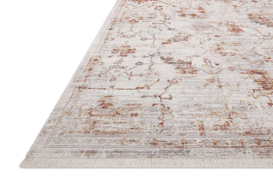 Loloi - Bonney Silver / Sunset 18in x 18in Sample Rug - BONYBNY-04SISS160S veiw 2