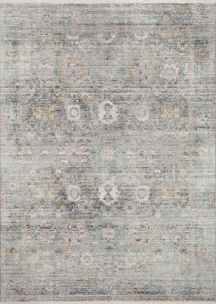 Loloi - Bonney Teal / Gold 18in x 18in Sample Rug - BONYBNY-06TEGO160S veiw 1