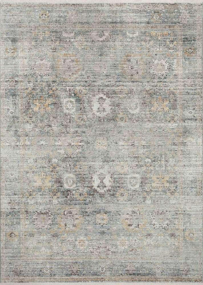 Loloi - Bonney Teal / Gold 18in x 18in Sample Rug - BONYBNY-06TEGO160S veiw 1
